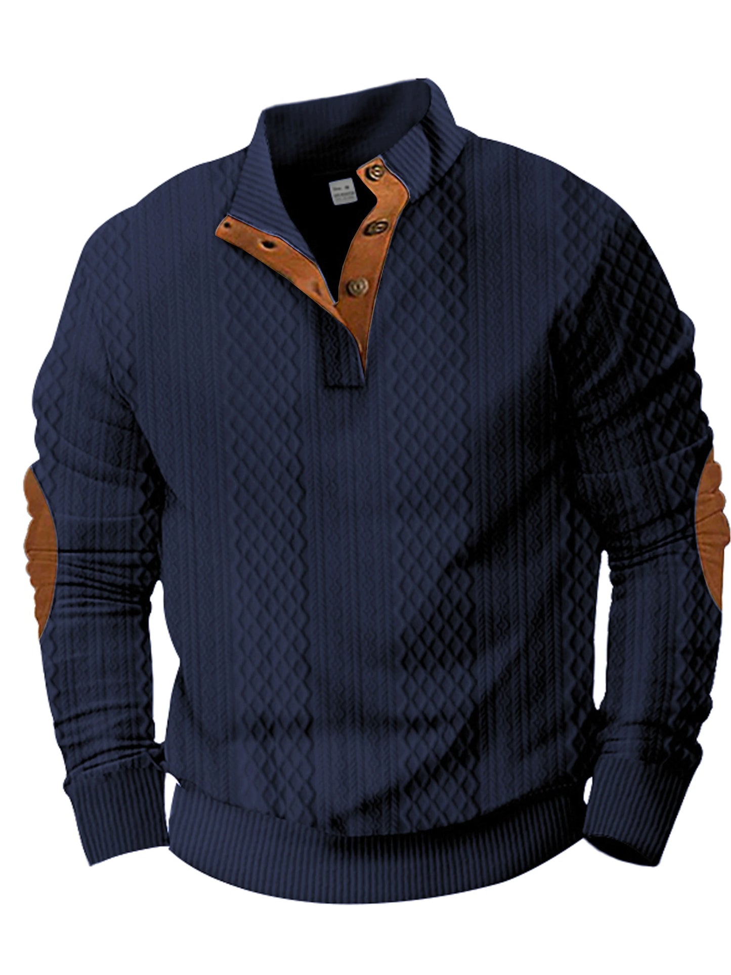 Men's casual long-sleeved sweater