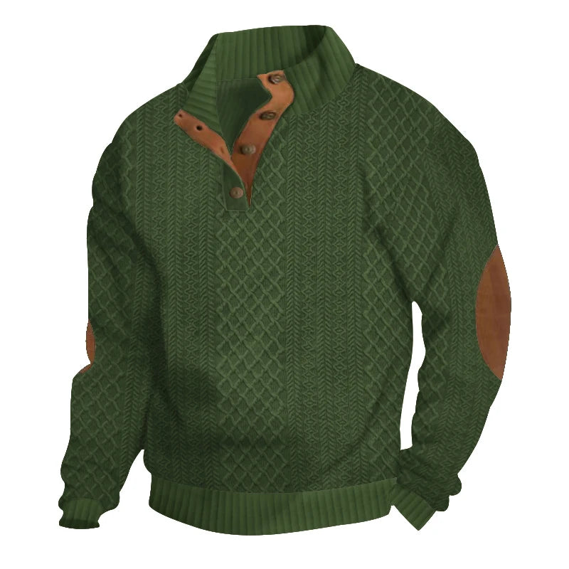 Men's casual long-sleeved sweater