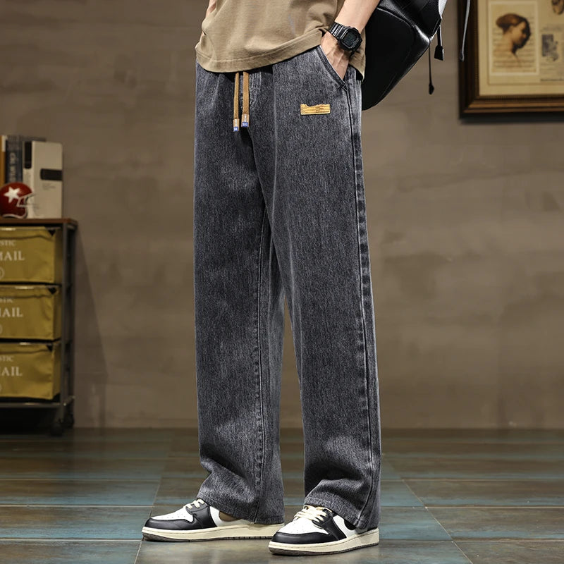 Men Straight Leg Trousers