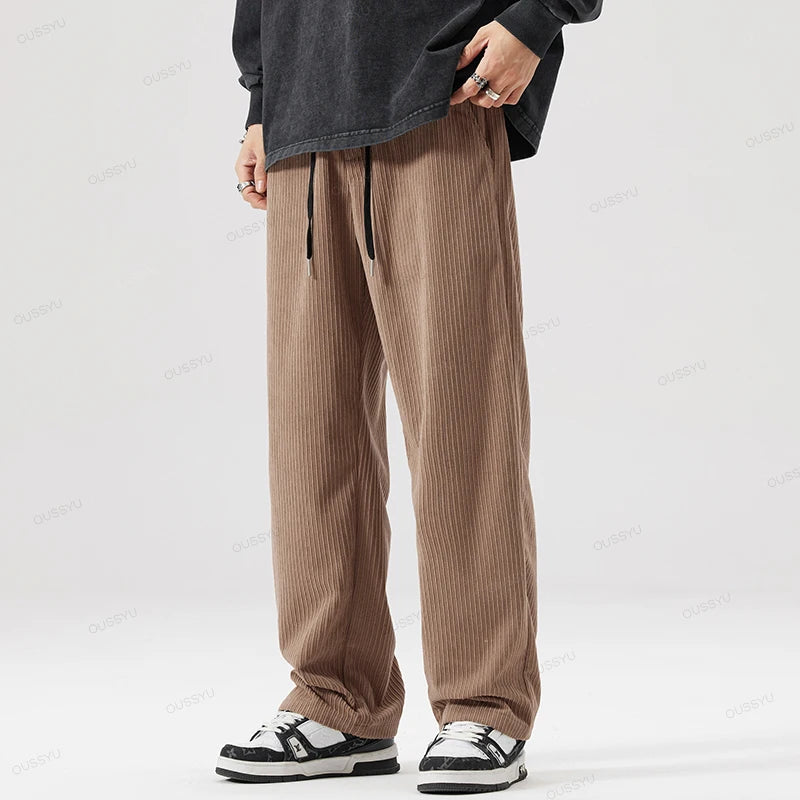 Men's Stripe Corduroy Pants
