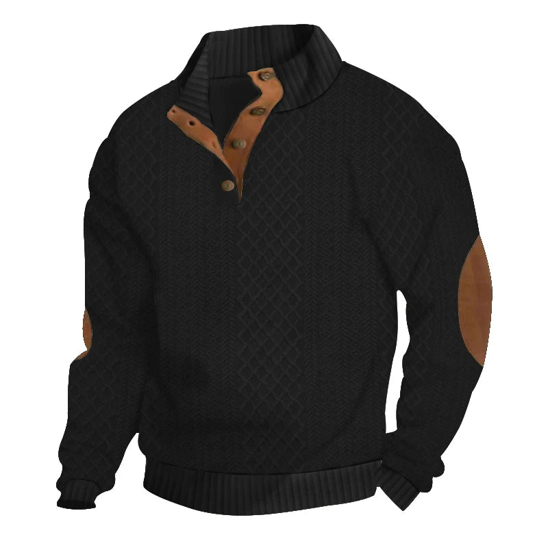 Men's casual long-sleeved sweater