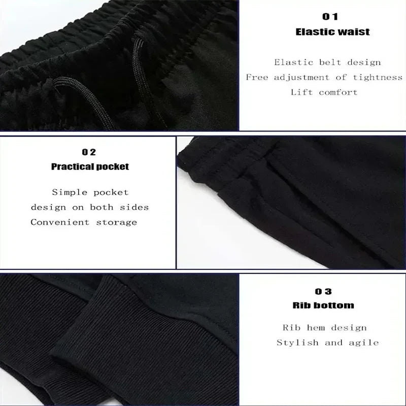 New Men's Cotton Lint Trousers