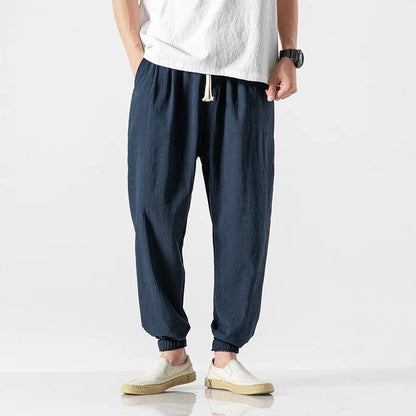 Cotton Linen Casual Harem Pants