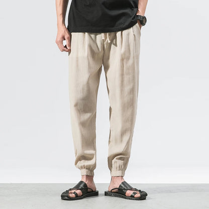 Cotton Linen Casual Harem Pants