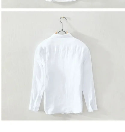 Men's Square Neck Cotton Shirt