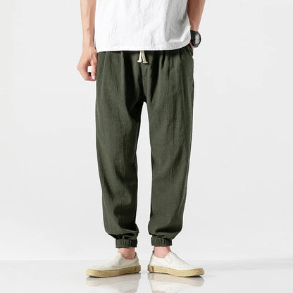 Cotton Linen Casual Harem Pants
