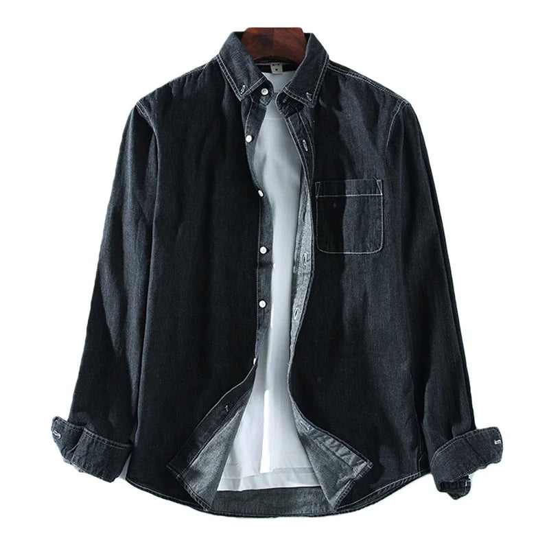 Men's Casual Denim Shirt