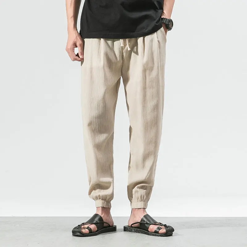 Cotton Linen Casual Harem Pants