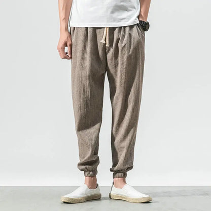 Cotton Linen Casual Harem Pants