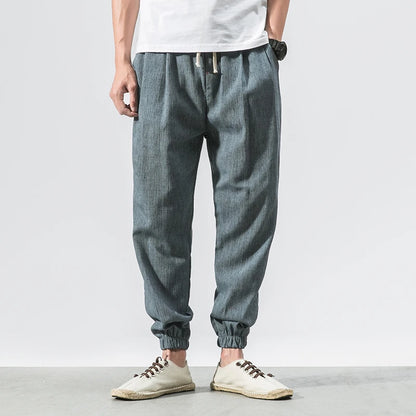 Cotton Linen Casual Harem Pants