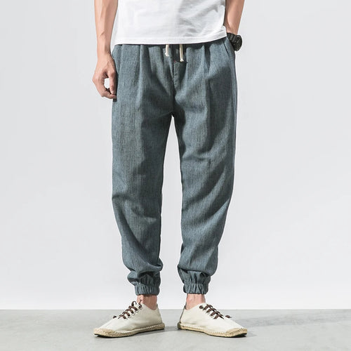Cotton Linen Casual Harem Pants