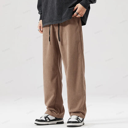 Men's Stripe Corduroy Pants