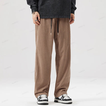 Men's Stripe Corduroy Pants