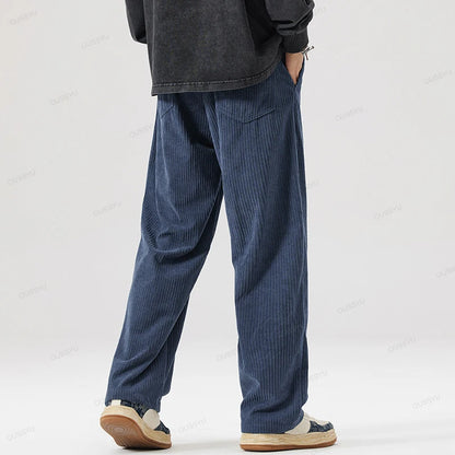 Men's Stripe Corduroy Pants