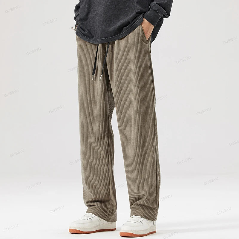 Men's Stripe Corduroy Pants