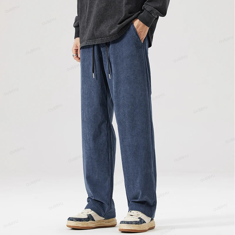 Men's Stripe Corduroy Pants