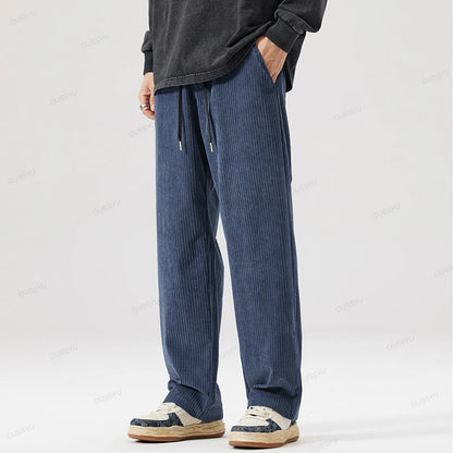 Men's Stripe Corduroy Pants