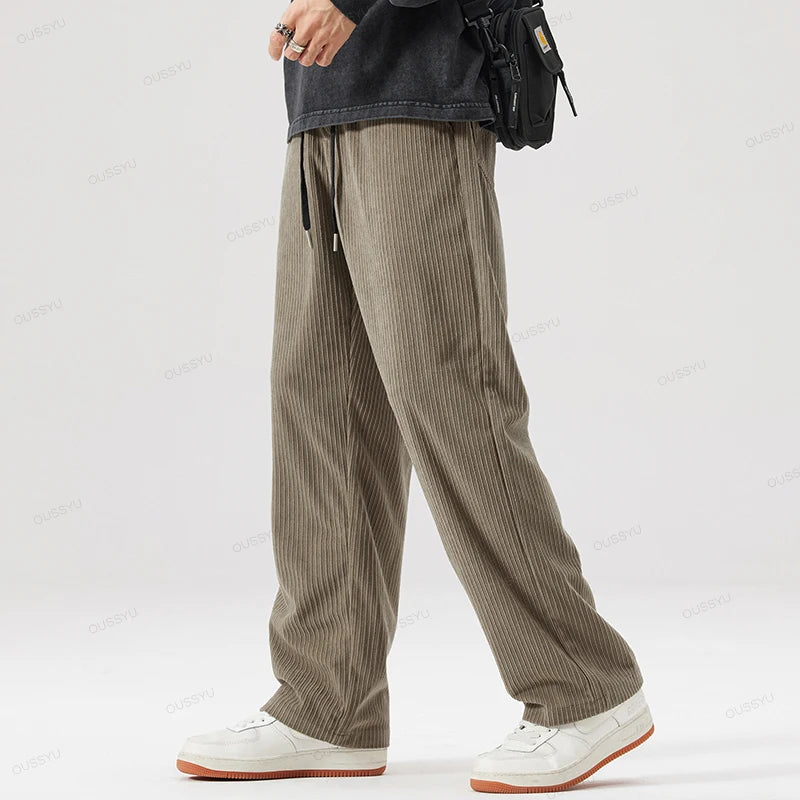 Men's Stripe Corduroy Pants