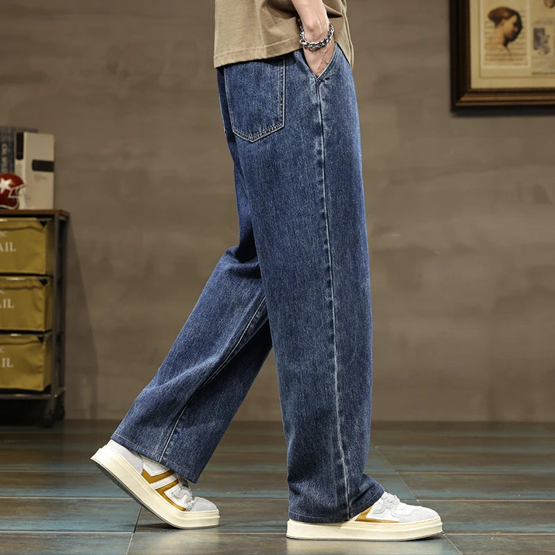 Men Straight Leg Trousers